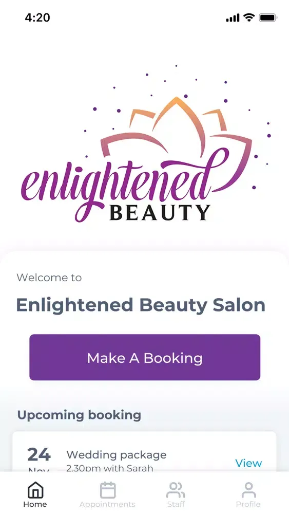 Captures d'écran de Enlightened Beauty Salon
