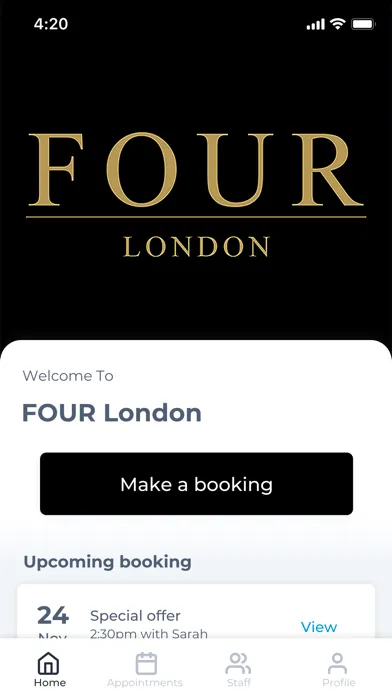 FOUR London スクリーンショット