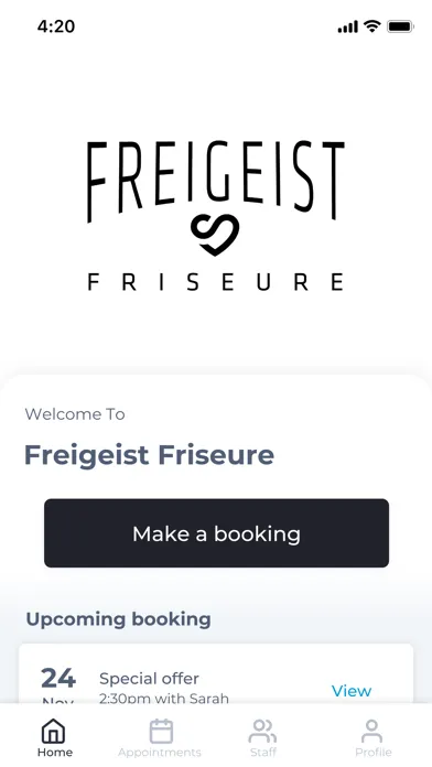 Freigeist Friseure स्क्रीनशॉट