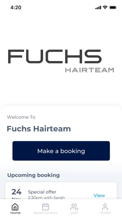 Fuchs Hairteam Ekran Görüntüleri