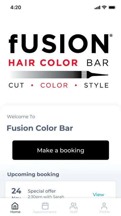 Zrzuty ekranu Fusion Color Bar