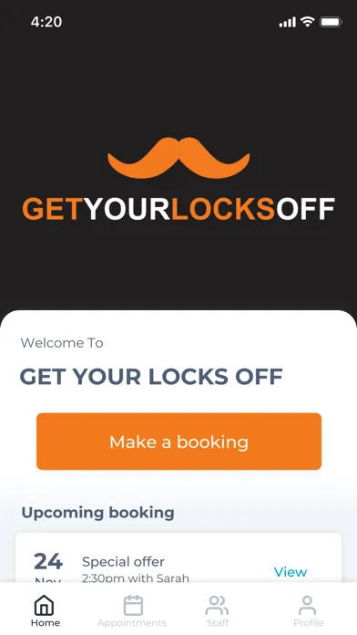 Capturas de tela do GET YOUR LOCKS OFF