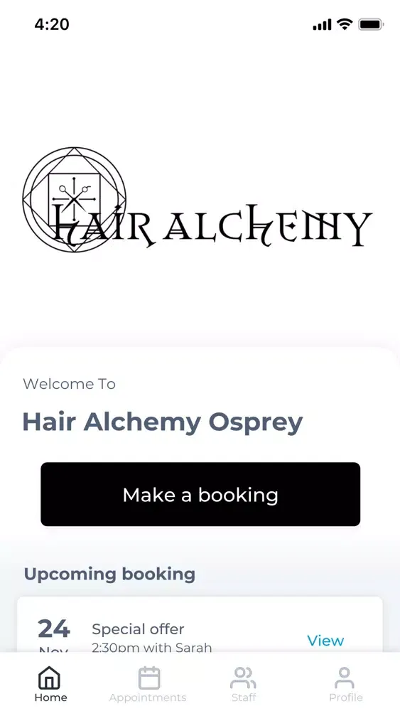 Ảnh chụp màn hình của Hair Alchemy Osprey