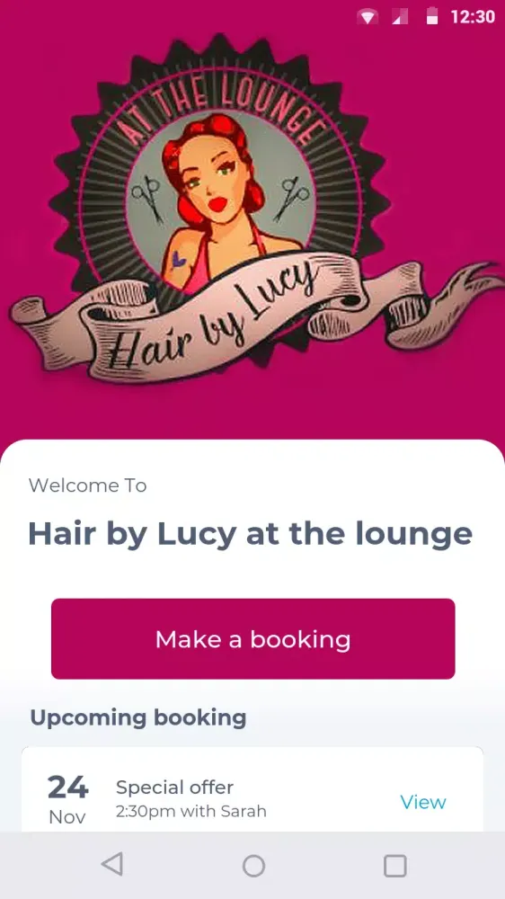 Hair by Lucy at the lounge應用截圖