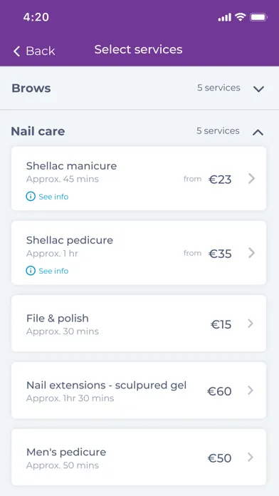 HairSign Online Termine Screenshots