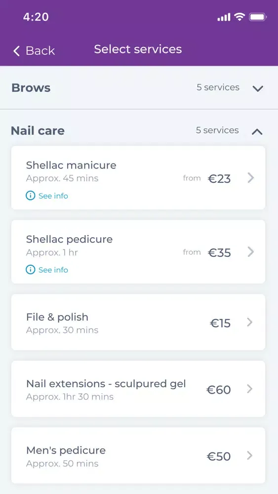 Headlines Hair Studio سکرین شاٹس
