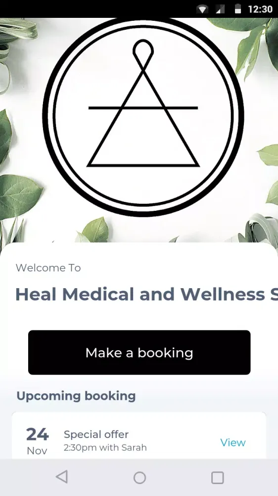 Tangkapan layar Heal Medical and Wellness Spa