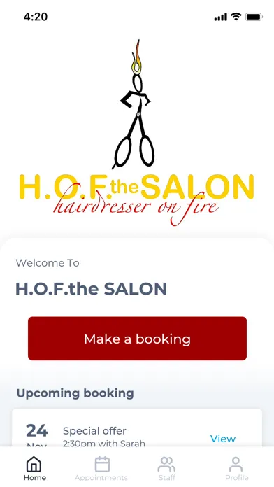 Tangkapan skrin H.O.F.the SALON
