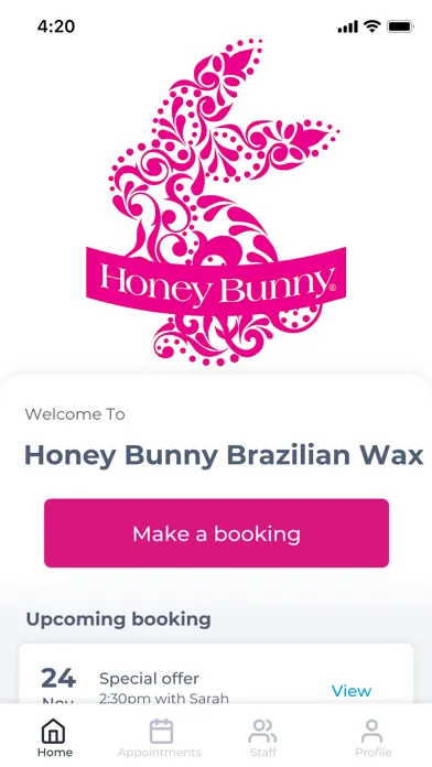 Tangkapan layar Honey Bunny Brazilian Wax