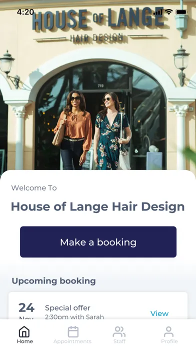 Скриншоты House of Lange Hair Design