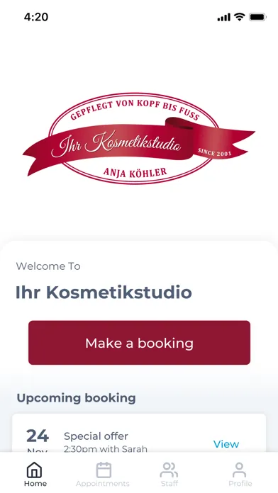 Zrzuty ekranu Ihr Kosmetikstudio