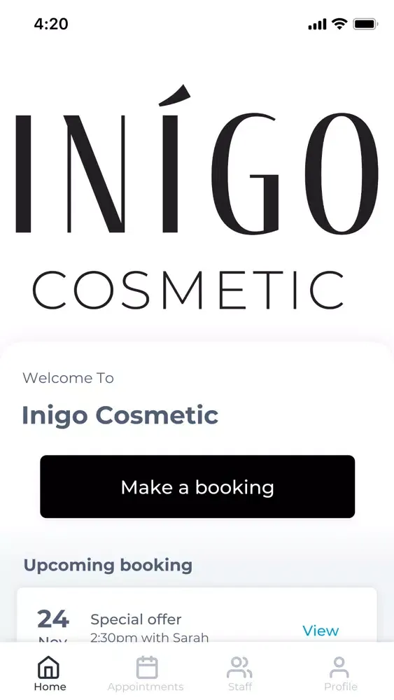 Скриншоты Inigo Cosmetic