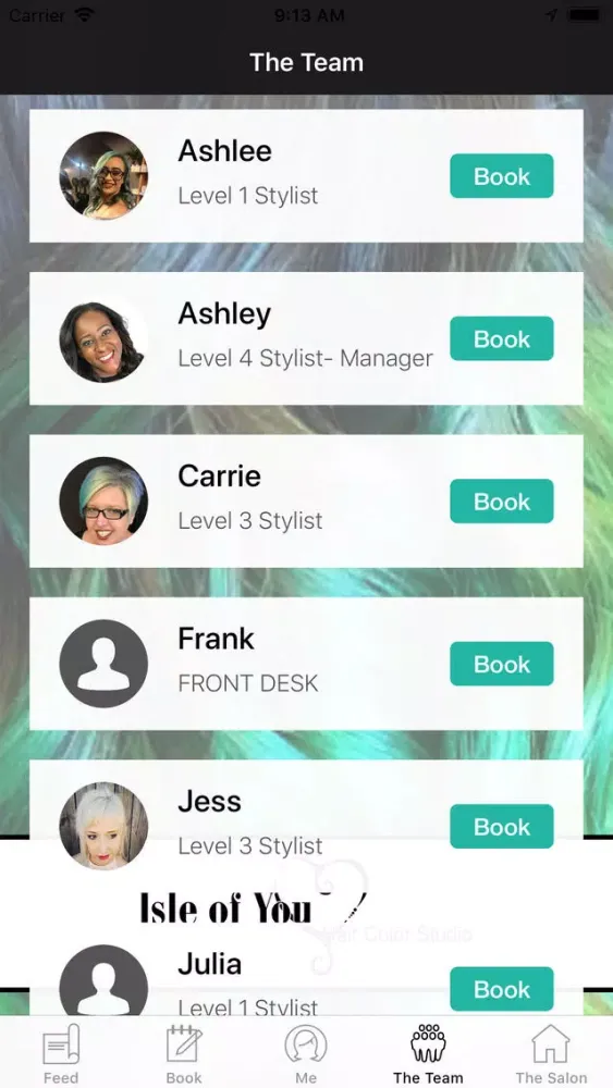 Capturas de pantalla de Isle of You Hair Color Studio