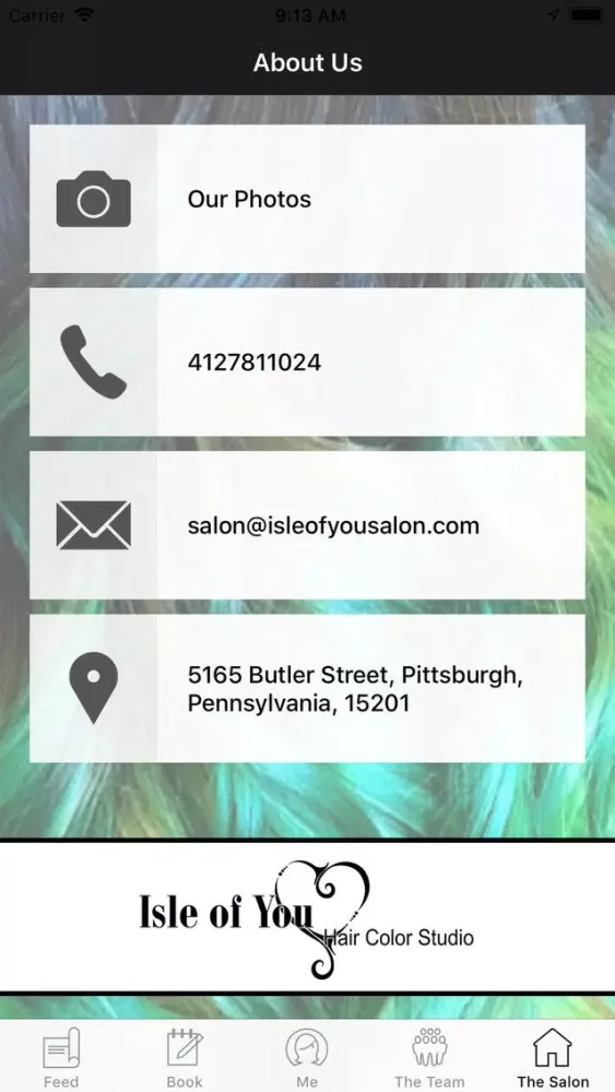Capturas de pantalla de Isle of You Hair Color Studio