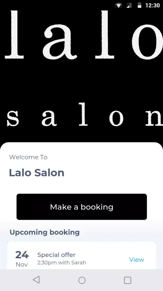 Tangkapan layar Lalo Salon