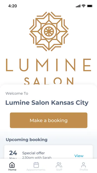 Lumine Salon Kansas City स्क्रीनशॉट