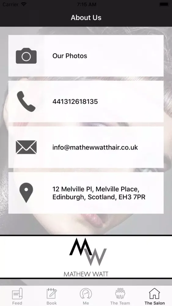 Capturas de pantalla de Mathew Watt Hair