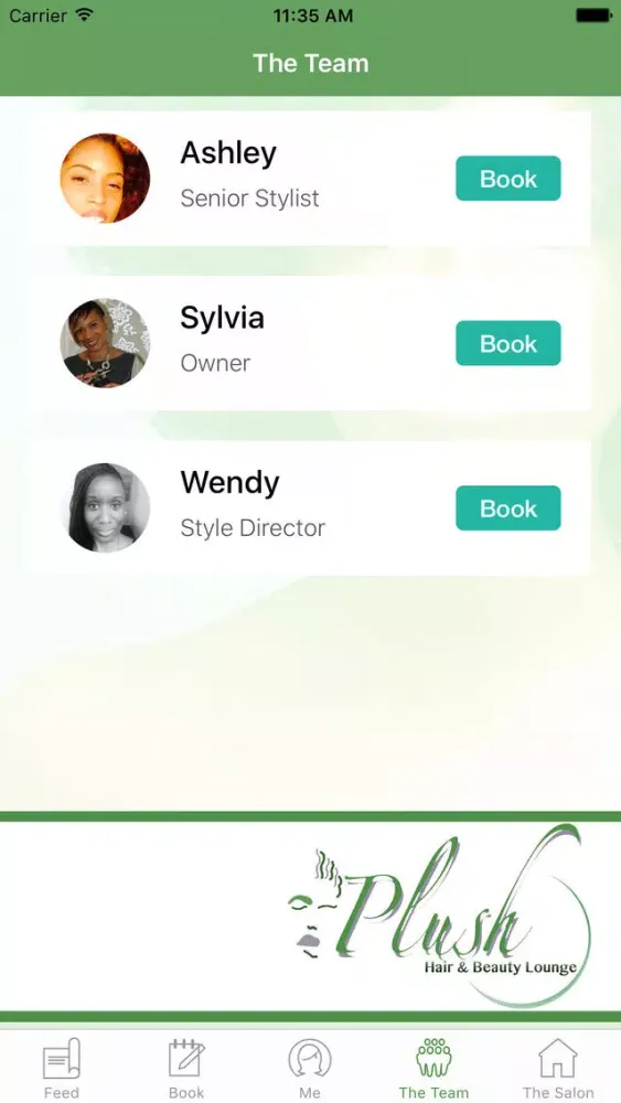 Plush Hair and Beauty Lounge سکرین شاٹس