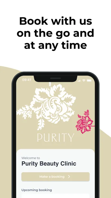 Capturas de tela do Purity Beauty Clinic