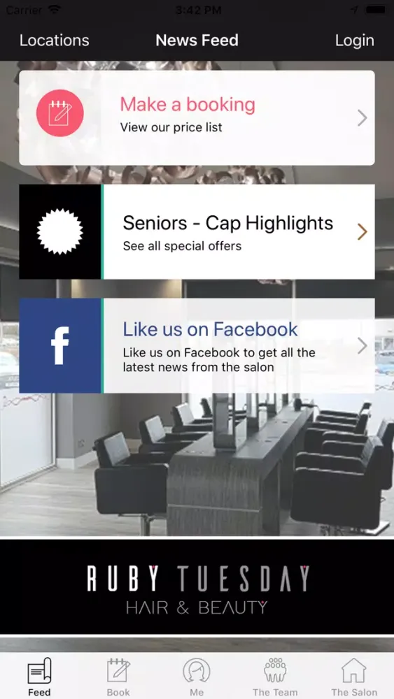 Screenshot di Ruby Tuesday Hair and Beauty
