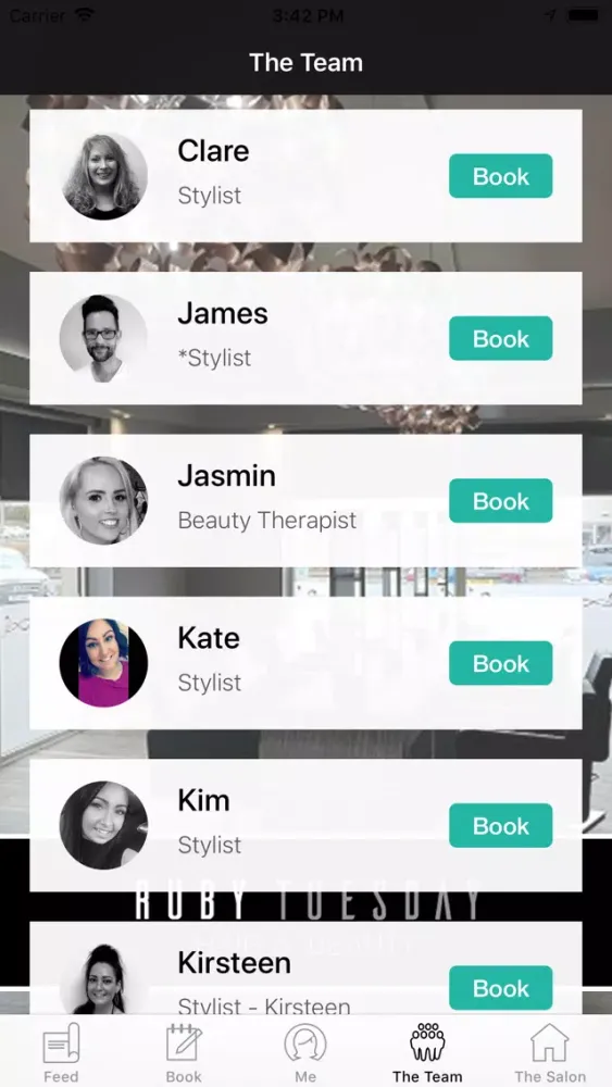 Screenshot di Ruby Tuesday Hair and Beauty