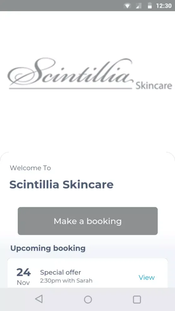 Scintillia Skincare Screenshots