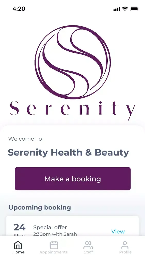 Captures d'écran de Serenity Health & Beauty