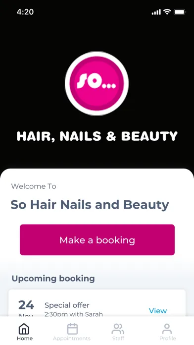 Capturas de pantalla de So Hair Nails and Beauty