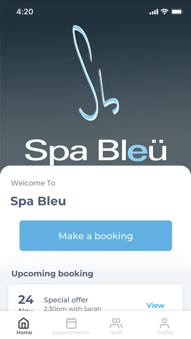 Spa Bleu 스크린샷
