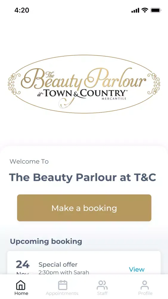 ภาพหน้าจอของ The Beauty Parlour at T&C