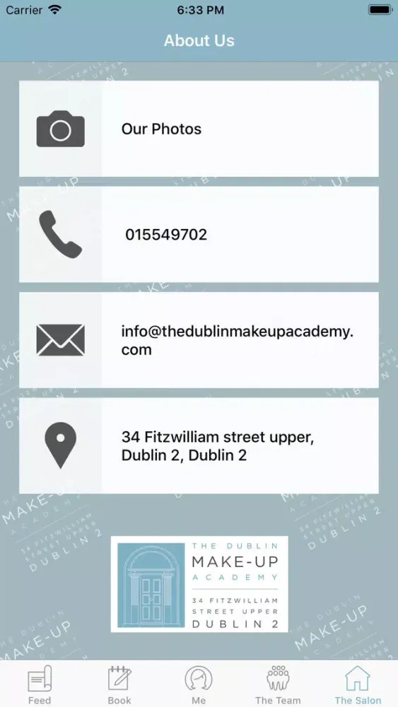 Captures d'écran de The Dublin Make Up Academy