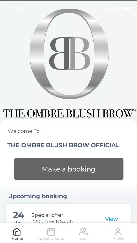 Captures d'écran de THE OMBRE BLUSH BROW OFFICIAL
