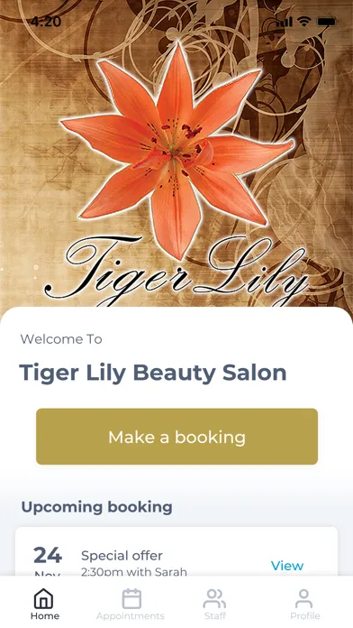 Tiger Lily Beauty Salon Screenshots