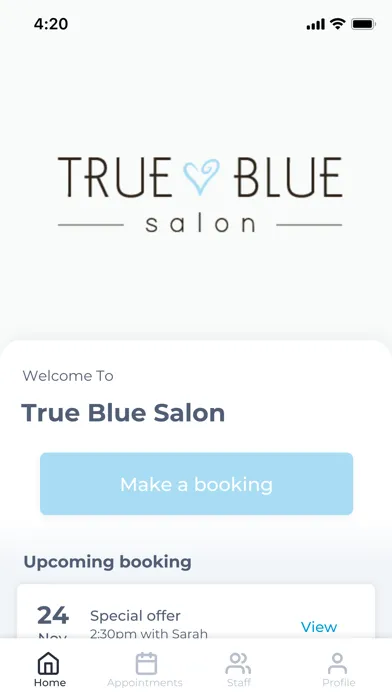 True Blue Salon应用截图
