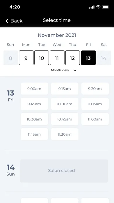 Tangkapan skrin Unique Hair and Beauty Studio