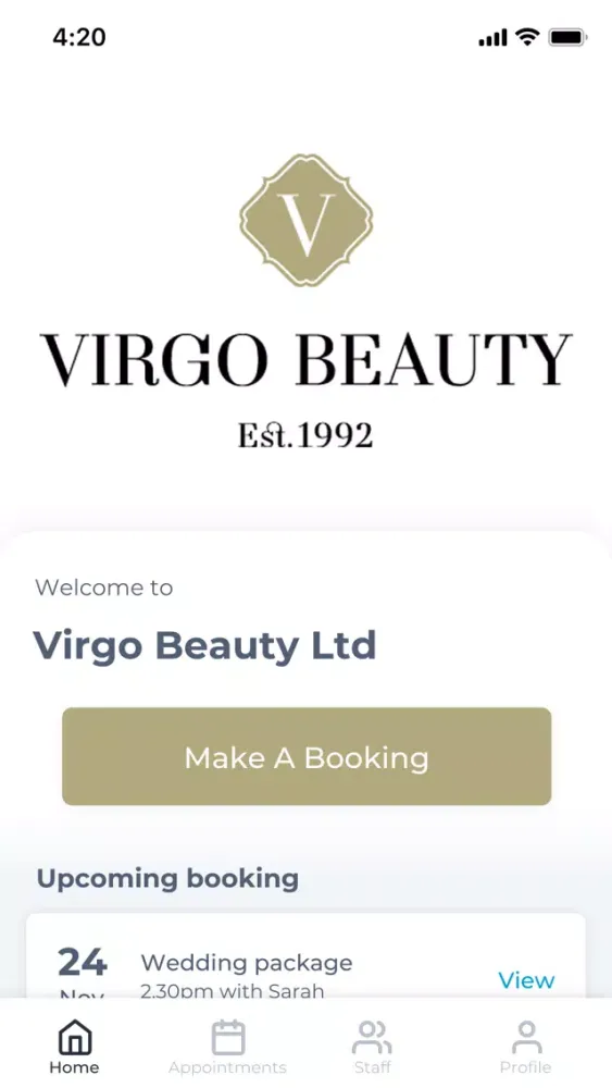Capturas de tela do Virgo Beauty Ltd