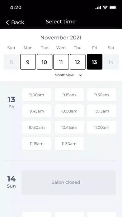 Wanderlust Bookings Screenshots