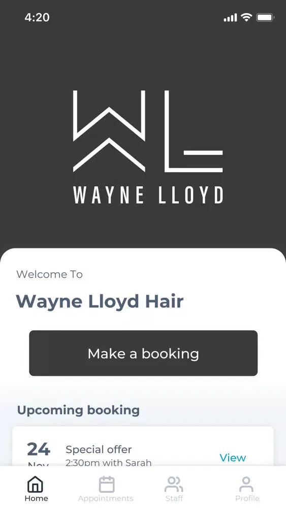 Capturas de pantalla de Wayne Lloyd Hair
