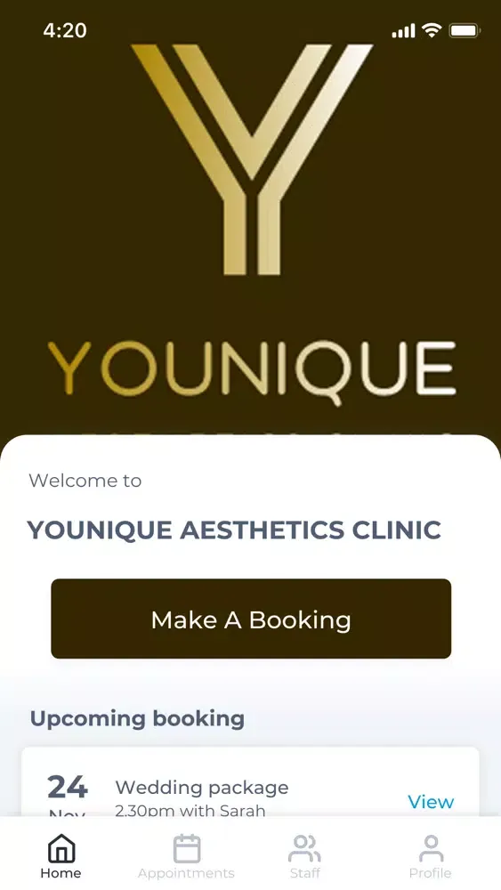 Tangkapan skrin YOUNIQUE AESTHETICS CLINIC