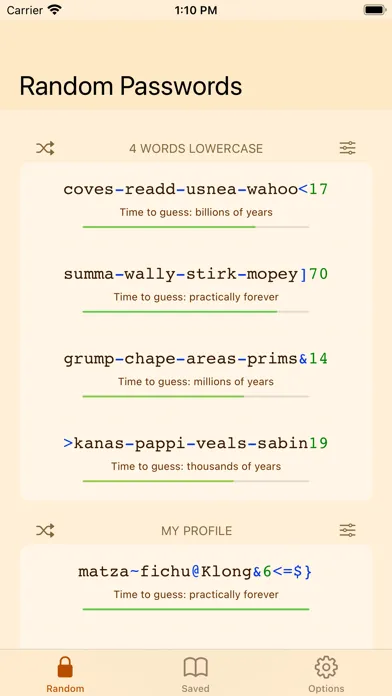 RPG: Random Password Generator應用截圖