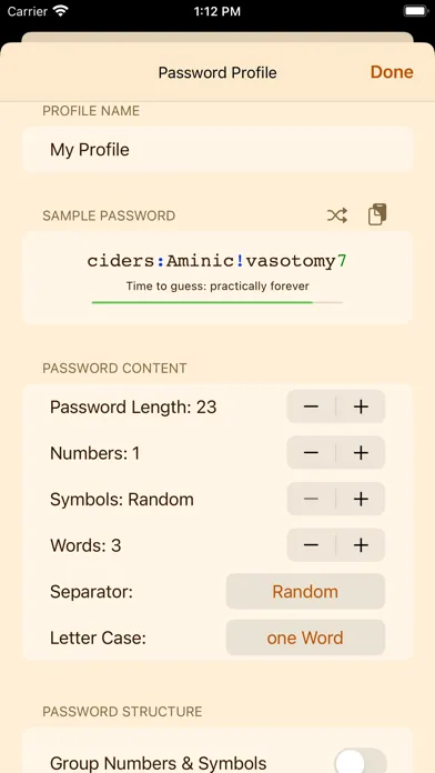 RPG: Random Password Generator應用截圖