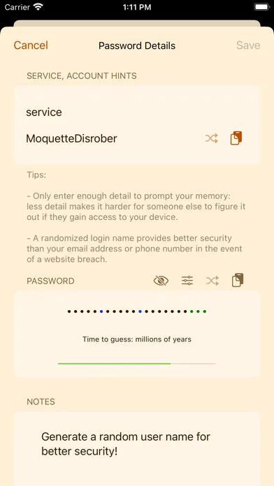 RPG: Random Password Generator應用截圖