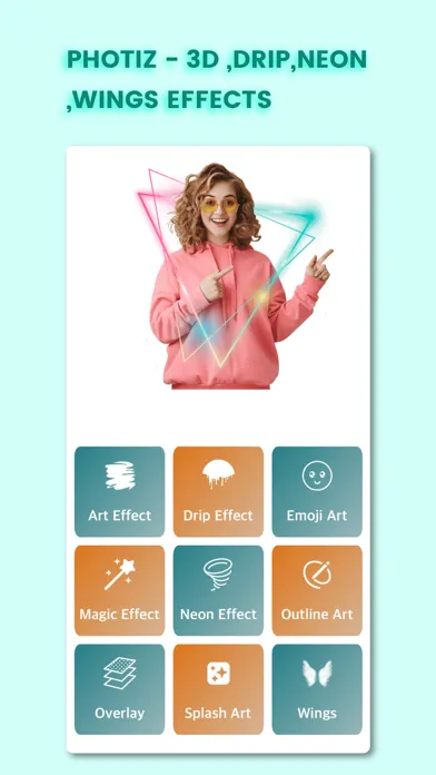 Capturas de pantalla de Photos- Art, Drip, Neon Effect