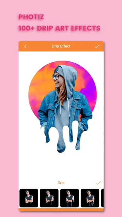 Capturas de pantalla de Photos- Art, Drip, Neon Effect