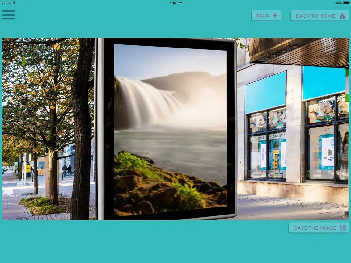 تصاویر Signboard Theme Photo Frame Editor and Collage Maker iPad 