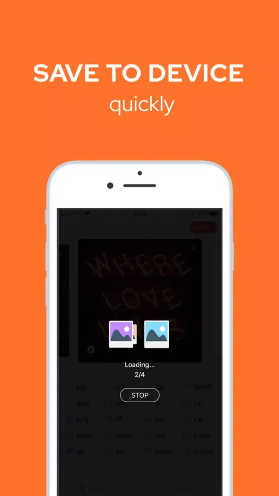 Captures d'écran de Photo converter, Image resizer