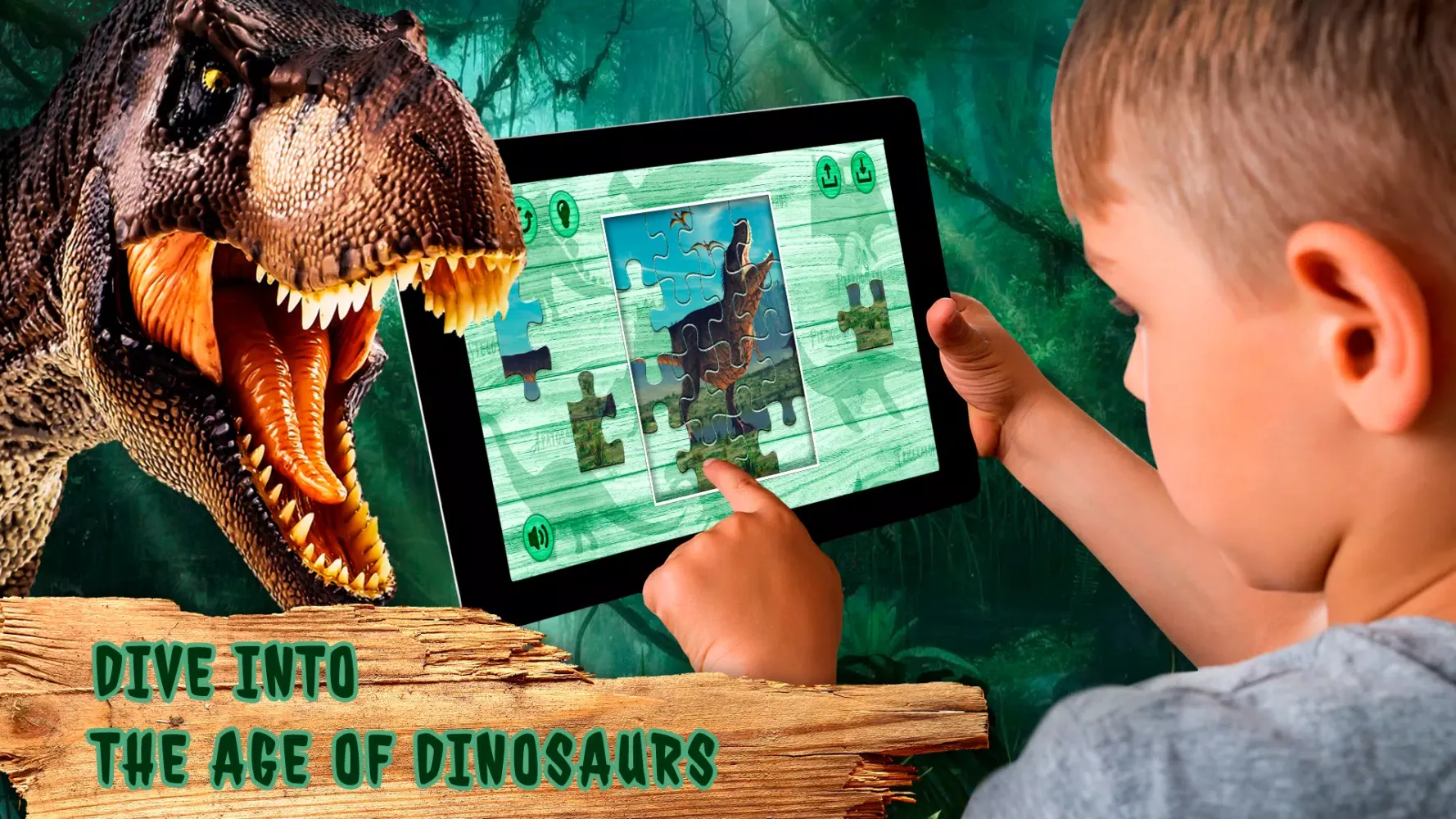 Dinosaur Puzzle Games for Kids Screenshots