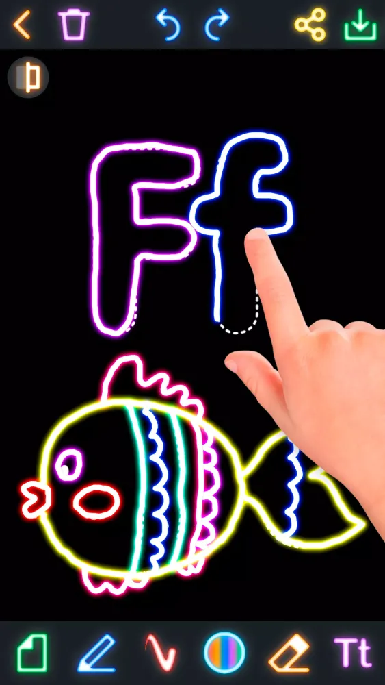 Tangkapan layar ABC Letter Tracing: Alphabet
