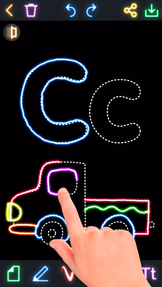 Tangkapan layar ABC Letter Tracing: Alphabet