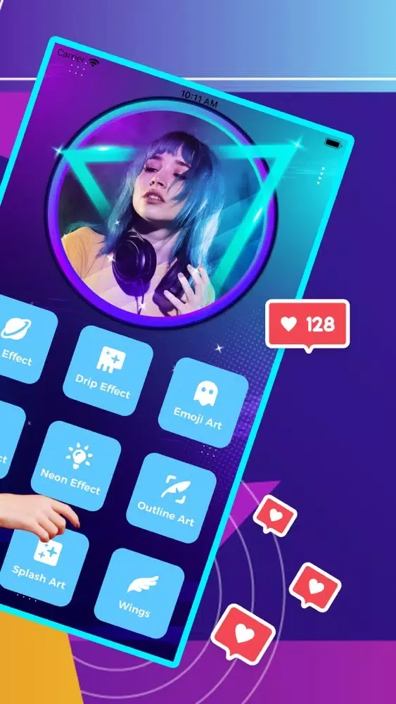 Скриншоты Likes Photo Effect for IG Post